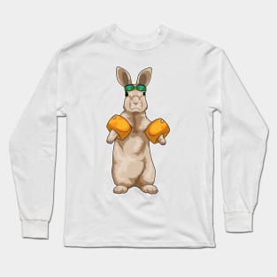 Rabbit Swimming Water wings Long Sleeve T-Shirt